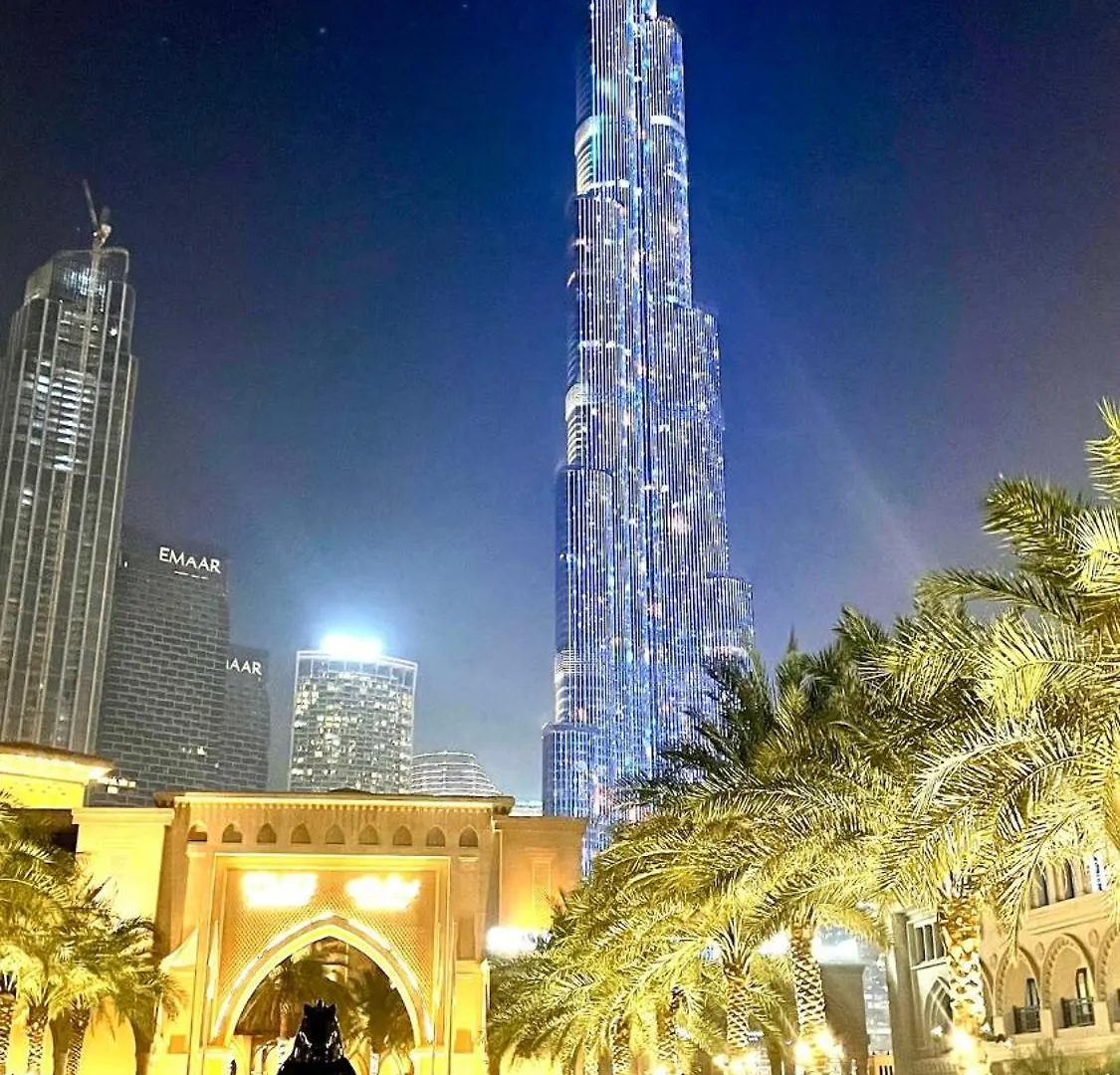 Full Burj Khalifa View Luxury Stay In Downtown Dubai Lägenhet
